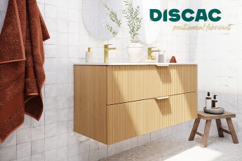 Discac présente son modèle Canelé en version salle de bains 